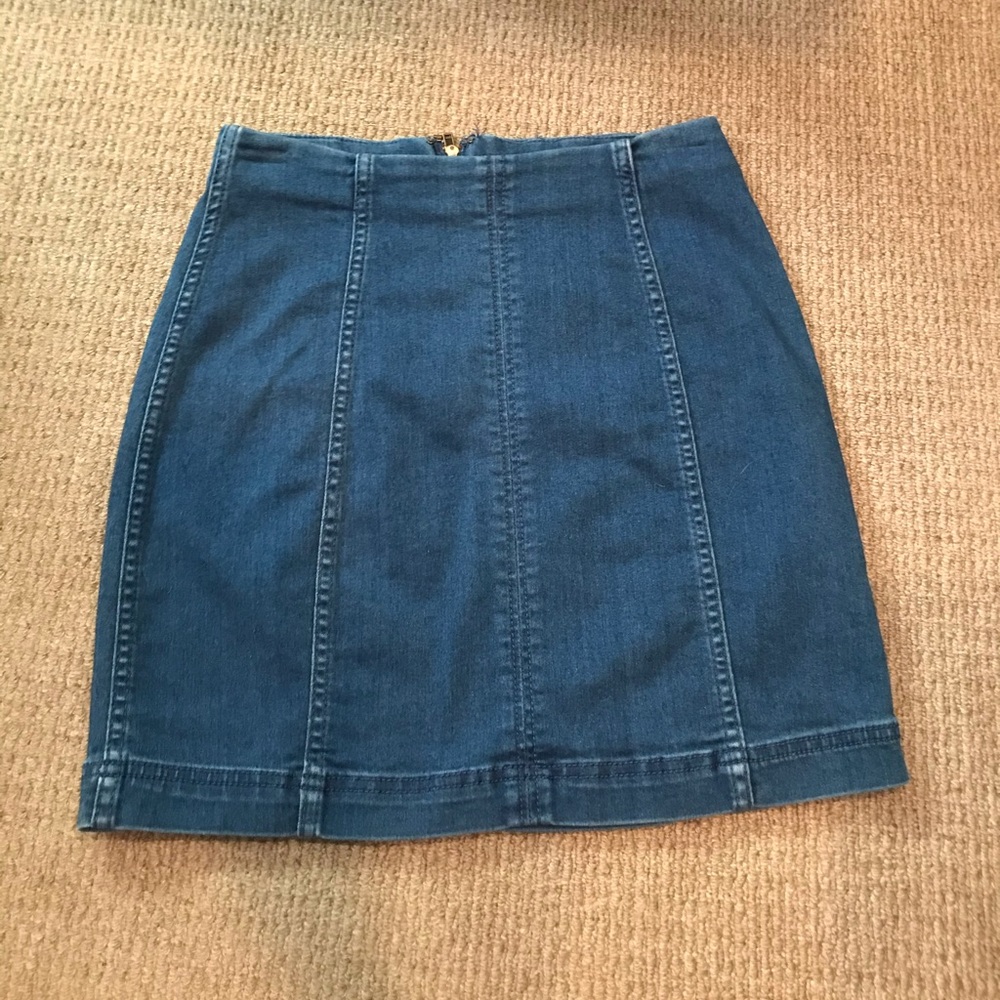 Free People Denim Skirt